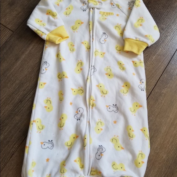 ADORABLE CARTER’S CHILD OF MINE DUCK FLEECE SLEEP SACK - Picture 2 of 5